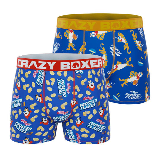 Crazy Boxer Underwear Mens Large 36-38 Briefs Kelloggs Fruit Loops Cereal  Fun 