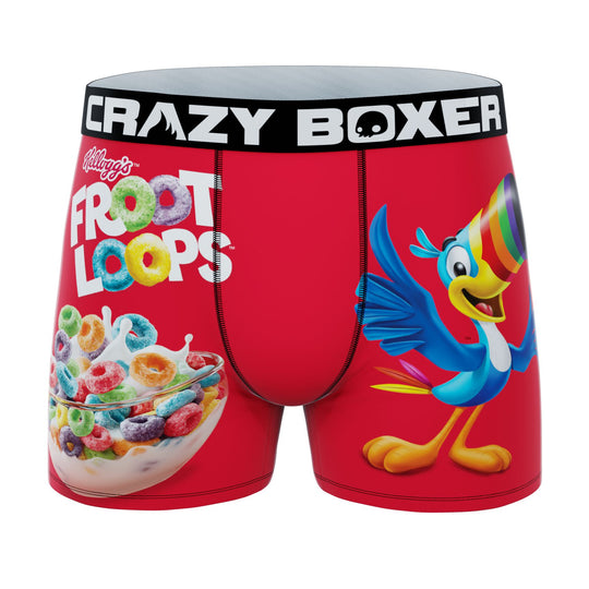 CRAZYBOXER Kellogg's Eggo; Men's Boxer Briefs, 3-Pack