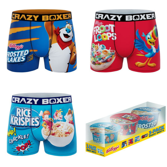 Men's Kellogg's Frosted Mini-Wheats Cereal Box Style Swag Boxer Briefs,  Orange, X-Large : : Clothing, Shoes & Accessories
