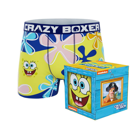 Odd Sox, Funny Men's Boxer Briefs Underwear, Nickelodeon SpongeBob Novelty  Print