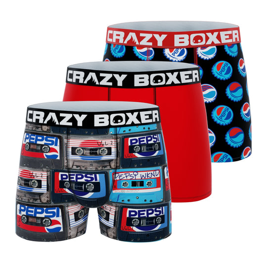 Crazy Boxer Bud Light Repeating Logo Men's Boxer Briefs