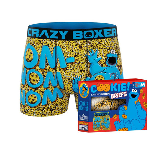 Sesame Street Cookie Monster Men Boxers Multicolour S, 95% Cotton, 5%  Elastane, elastischer Bund : : Fashion