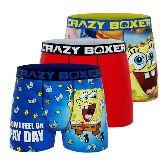 SpongeBob SquarePants SpongeBob SquarePants Go Crazy Boy Shorts Underwear -  Small