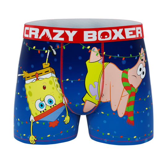 CRAZYBOXER Men's Spongebob Squarepants St Patrick Soft Boxer