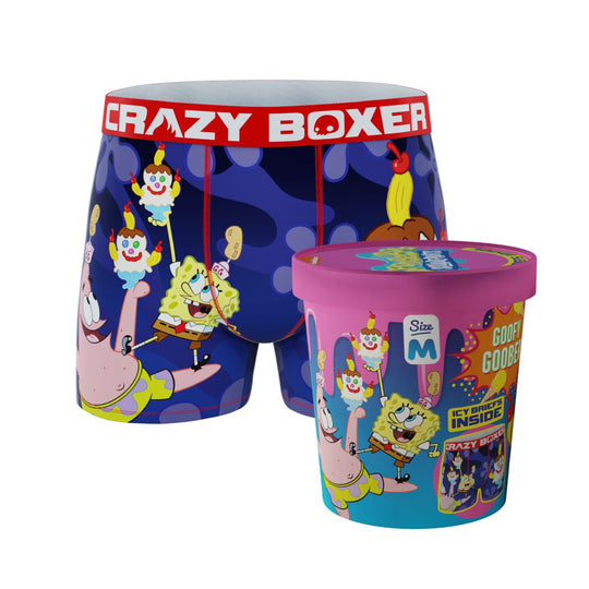 SpongeBob Men Underpants Cotton Funny Cartoon Anime Boys Cute U Pouch Bulge  Underwear Sexy Shorts Breathable Boxer Pants L-5XL