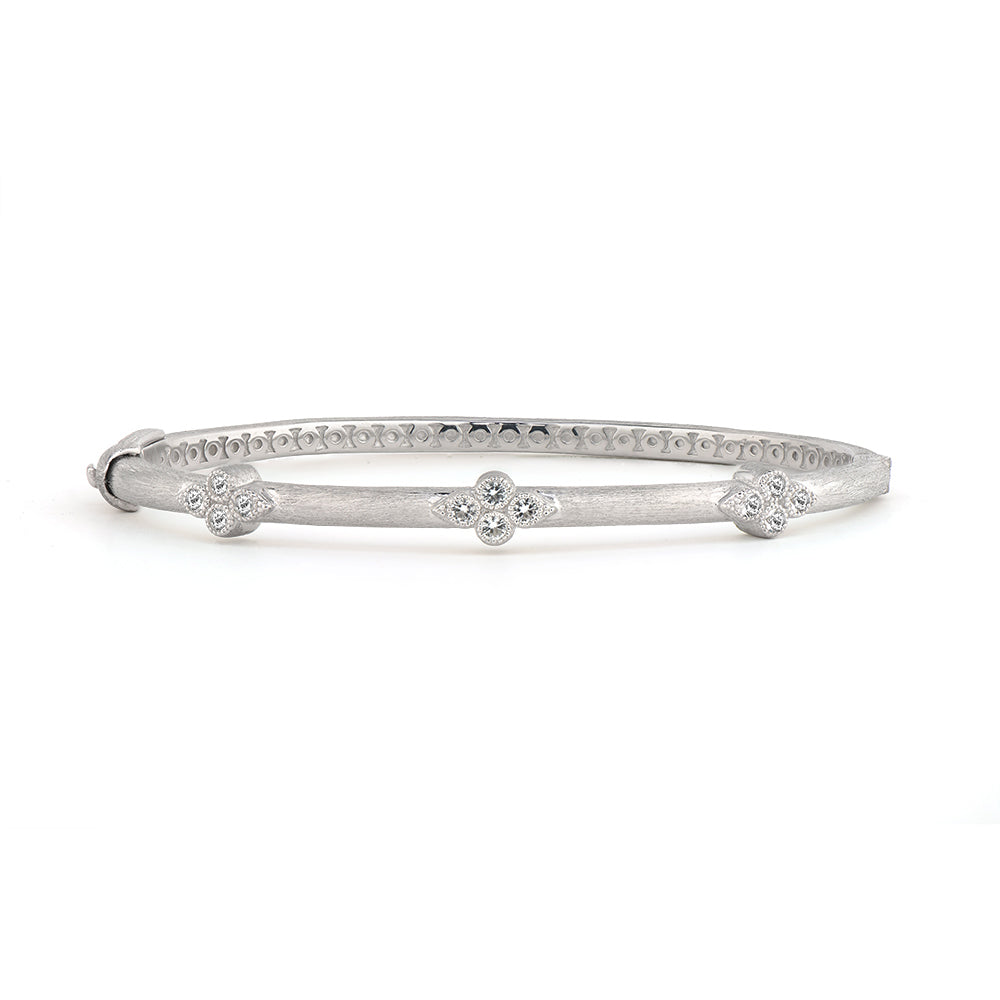 Silver Triple Moroccan Trio Bangle