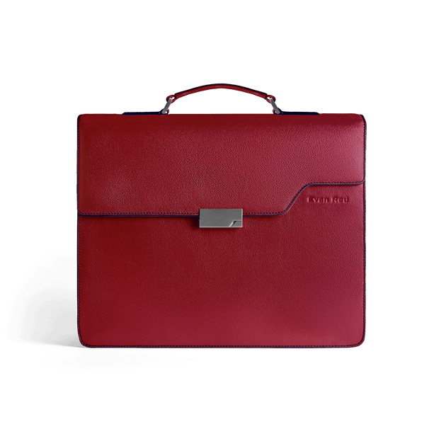 luxury leather laptop bag