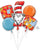 Anagram Mylar & Foil Dr. Seuss Balloon Bouquet