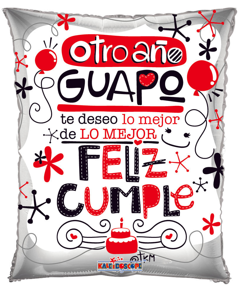 Globo Feliz Cumpleanos Guapo 20″ – instaballoons Wholesale