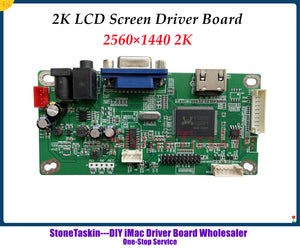 StoneTaskin DIY Controller Board Kit For 27 " iMac A1312 A1316 2K LCD screen display LM270WQ1 SD A2 C2 E3 B1 B3 Driver Board - StoneTaskin