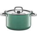 Nature Colours High Casserole Dish, Ocean Green