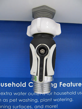 Optional shut-off valve for household use
