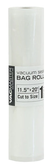 a single roll of 11.5 inch wide by 20 feet long Full Mesh Vacuum Seal material for Storage Bags