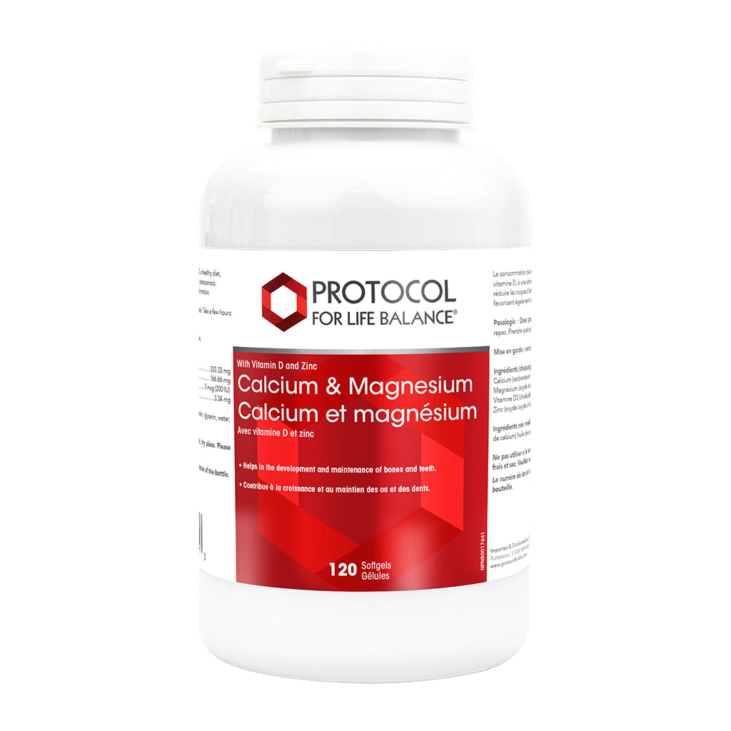 Regeneratief Likken duizend Protocol - Calcium & Magnesium Softgels (with Vitamin D & Zinc) –  AvivaHealth.com