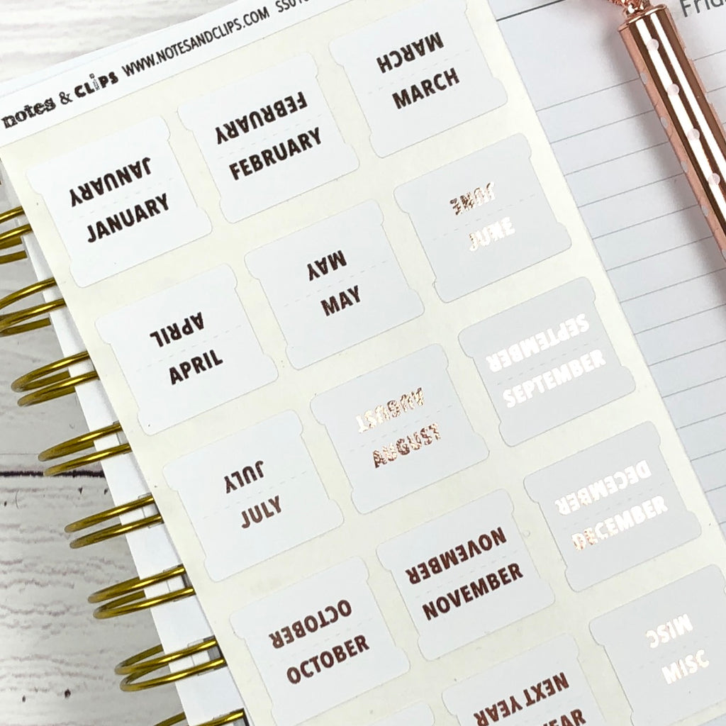 Metal Functional Planner Fun Stencils – The Fabulous Planner