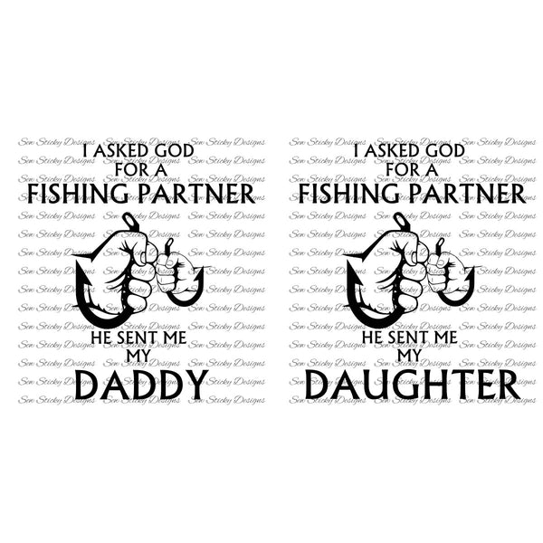 Free Free Dad Daughter Fishing Svg