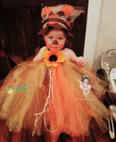 Scarecrow Tutu, Scarecrow Costume, Scarecrow Hat, Girls Halloween Tutu, Kids Costume, Fall tutu dress, Scarecrow Tutu Dress, Matching Hat