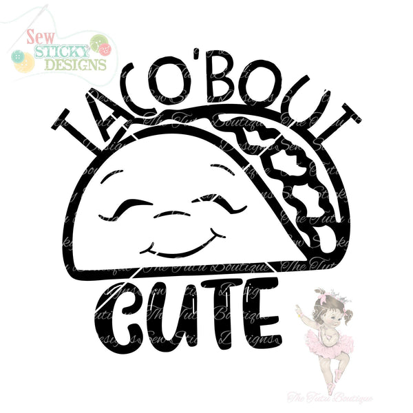 Download Taco Bout Cute Cute Taco Instant Download Svg File Sew Sticky Designs