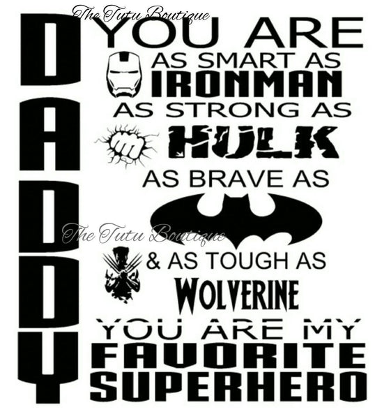 Download Daddy You Are Our Favorite Superhero Svg Father S Day Instant Downlo Sew Sticky Designs