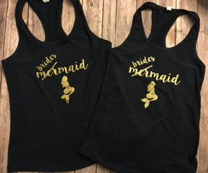 mermaid bridesmaid shirts