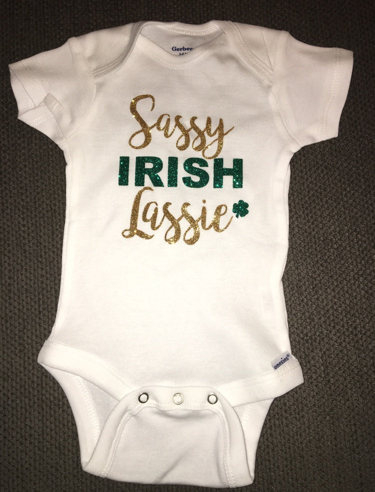 my first st patrick's day onesie