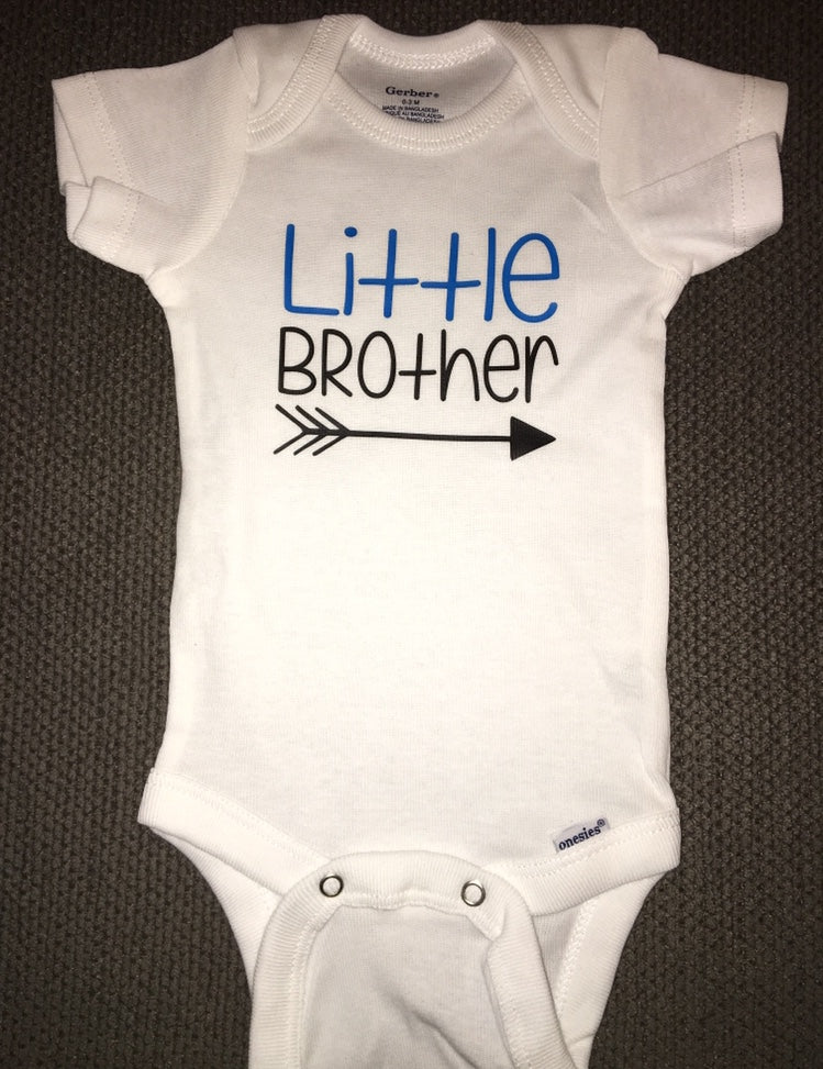 Little Brother Onesie, Boys Shirt, Baby Shower, Pregnancy Announcement ...