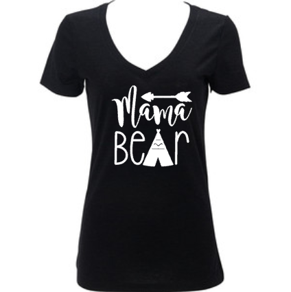 Mama Bear And Cubs Shirt Gift For Mothers Day, First Mother