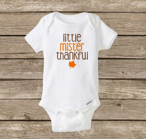 thanksgiving onesie for baby boy