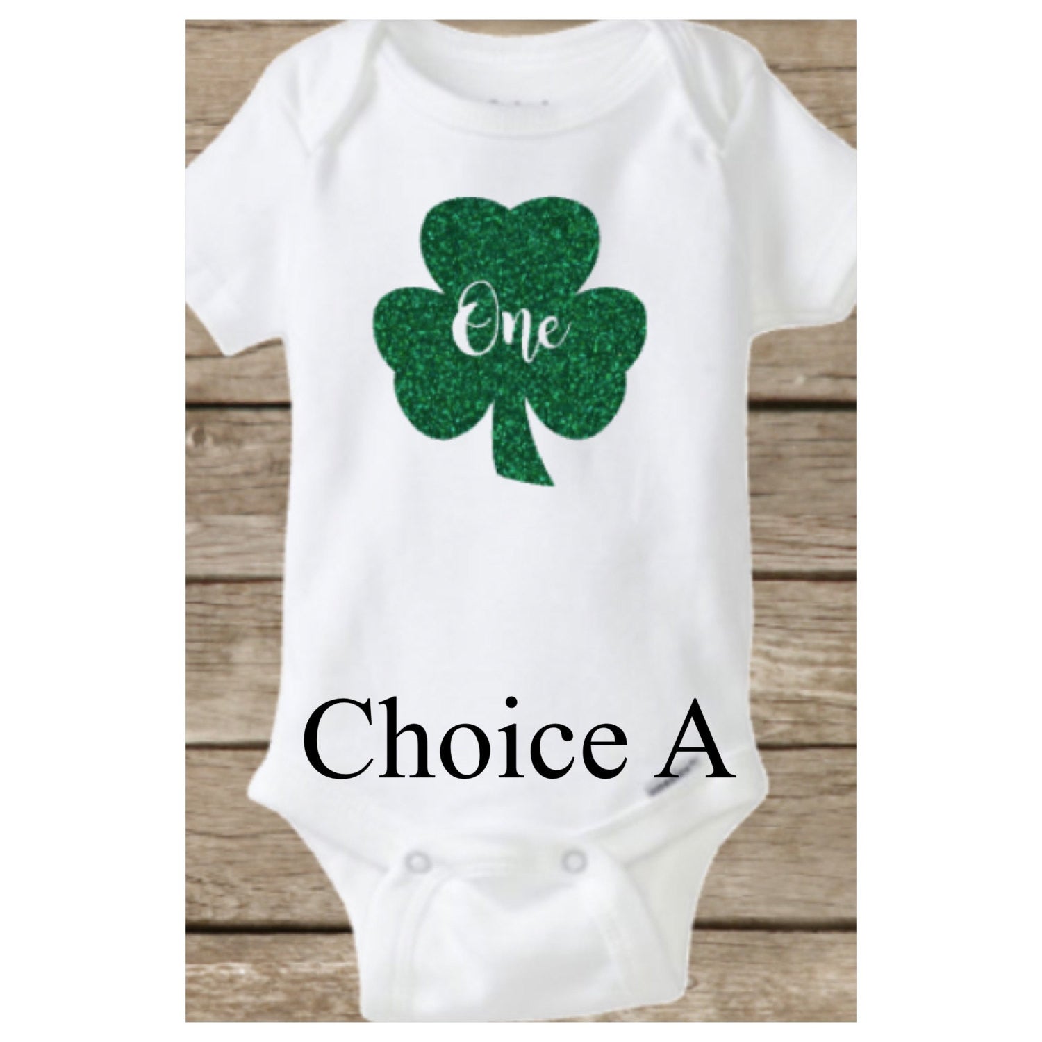 first st patrick's day onesie