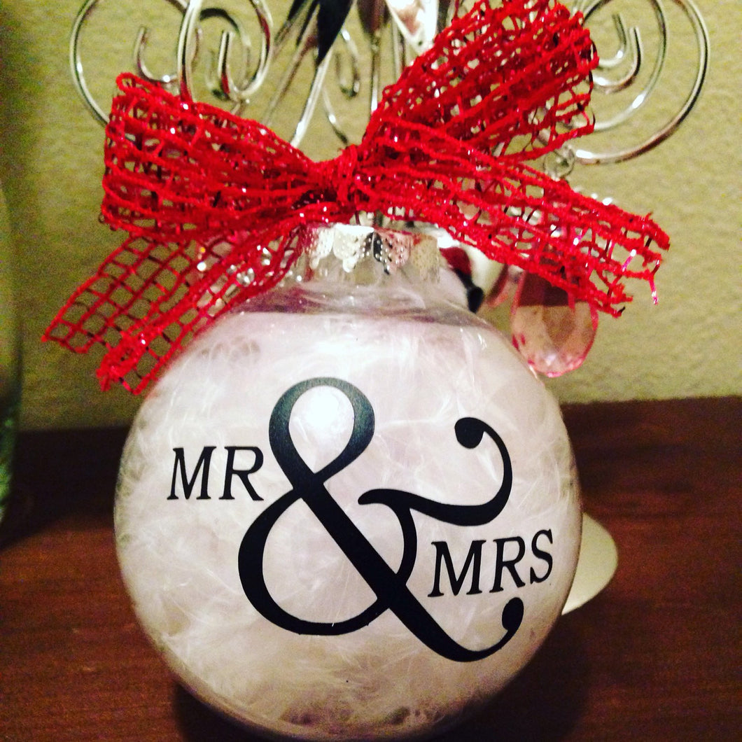 bride and groom christmas decoration