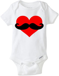 baby boy valentine's day onesie