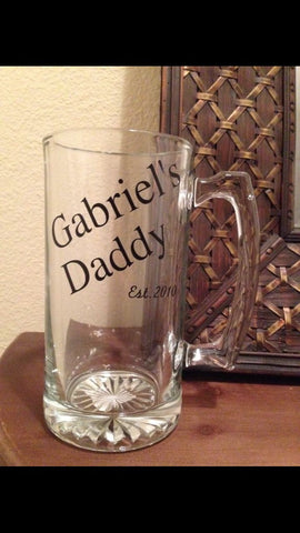 Daddy's Sippy Cup Engraved Beer Can Glass Gift For New Daddy To Be –  Shop4Ever