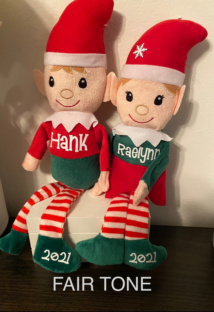 personalized plush elves