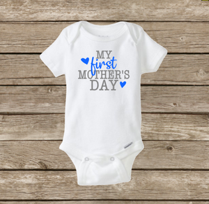 mothers day onesie boy