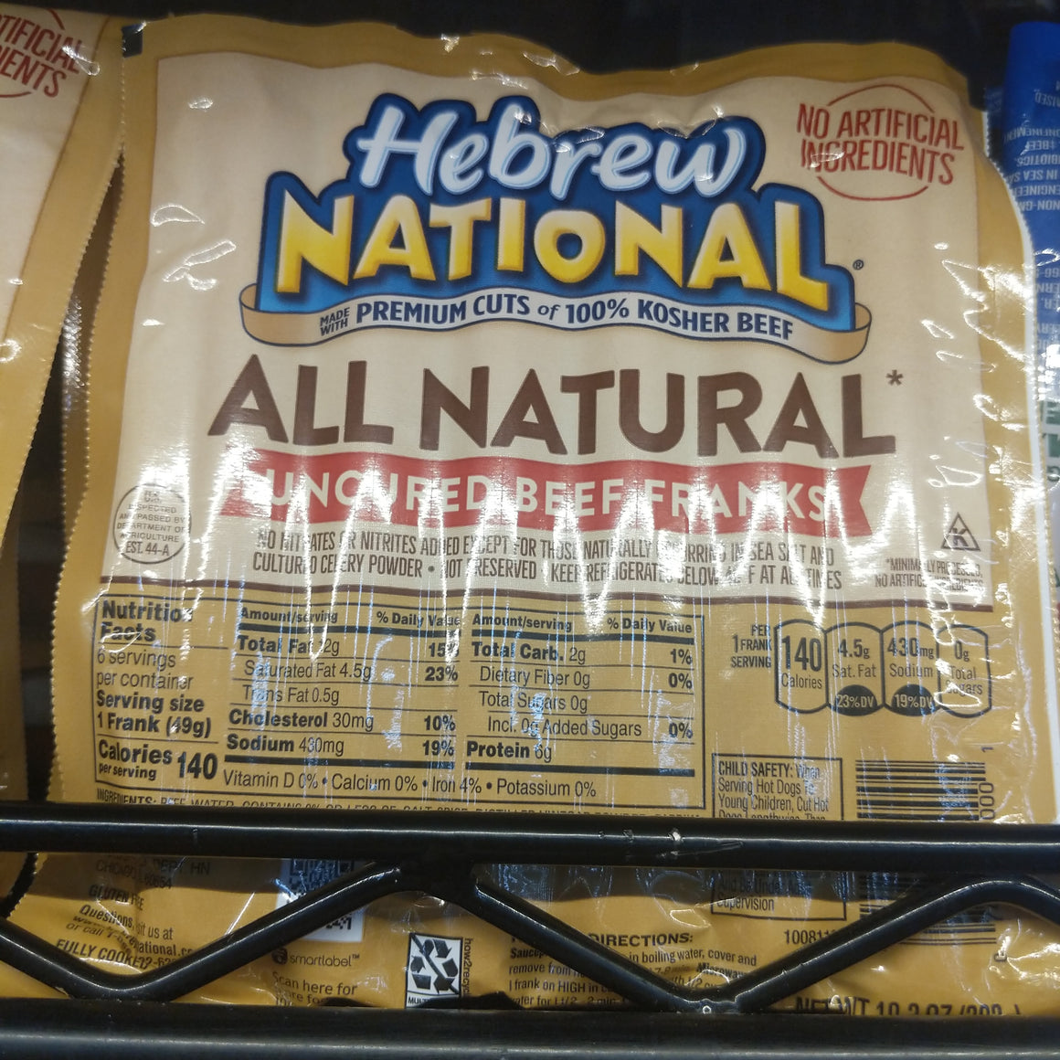 Trader Joe's Hebrew National Uncured Beef Franks (Kosher) We'll Get