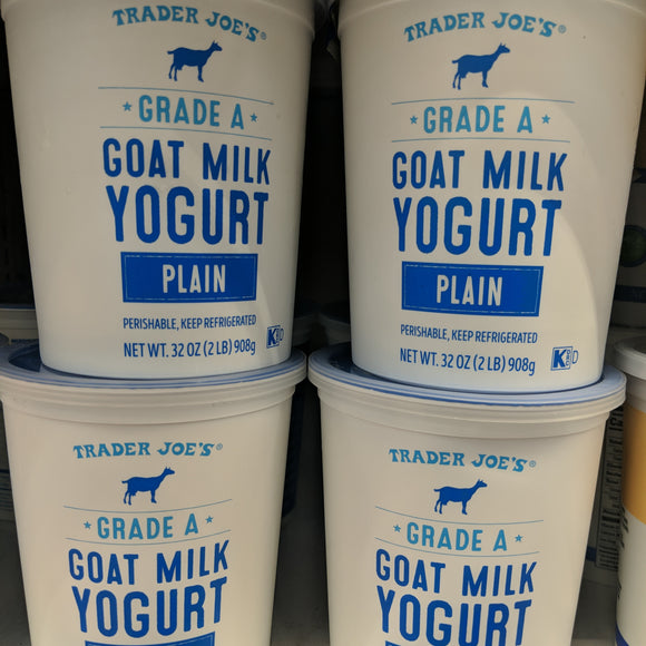 Trader Joe's Goat Milk Yogurt (Grade A, Plain) – We'll Get The Food