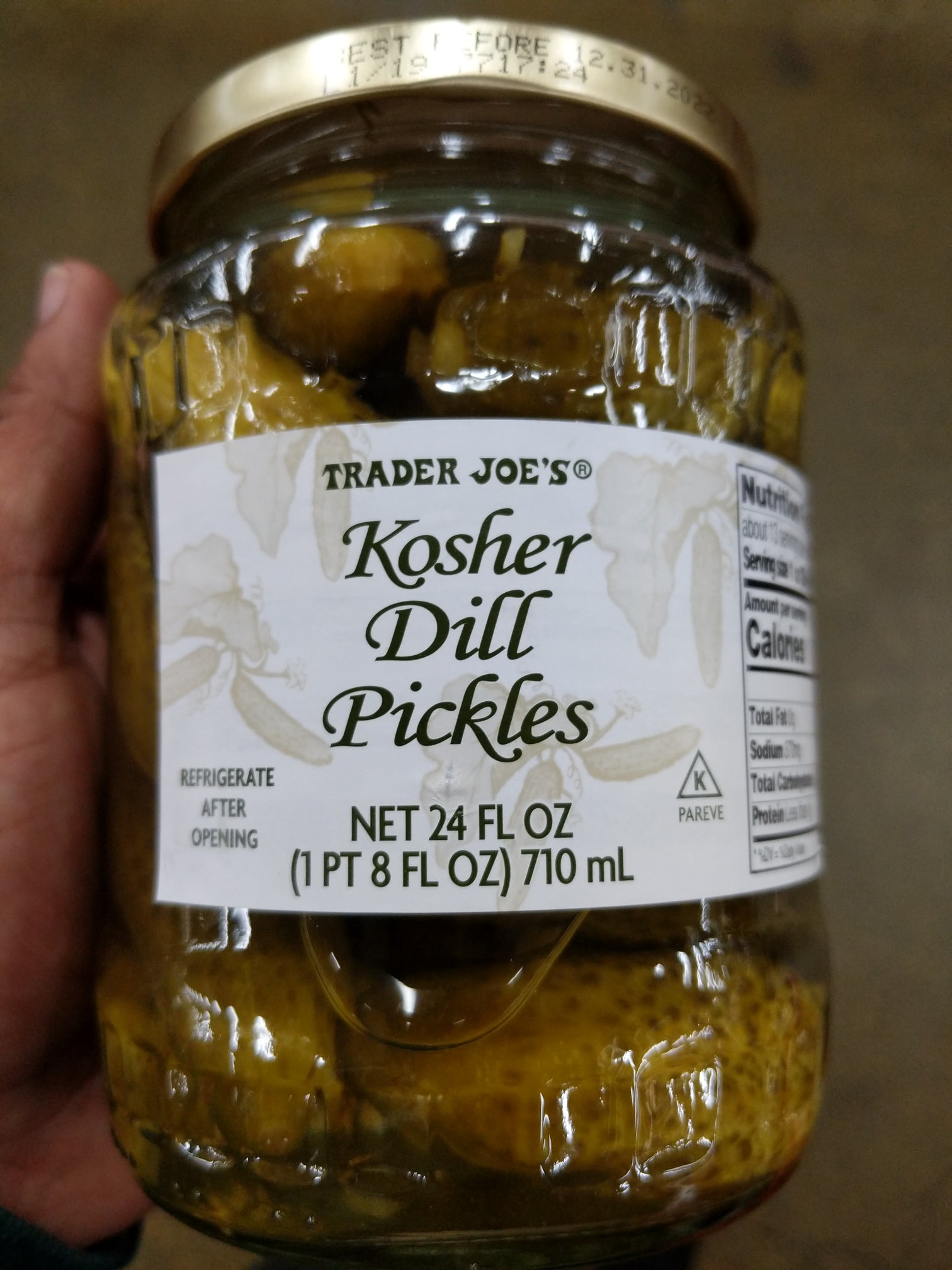 Trader Joe's Kosher Dill Pickles We'll Get The Food