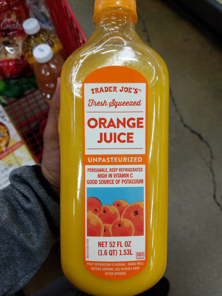 Trader Joes Fresh Squeezed Orange Juice Well Get The Food