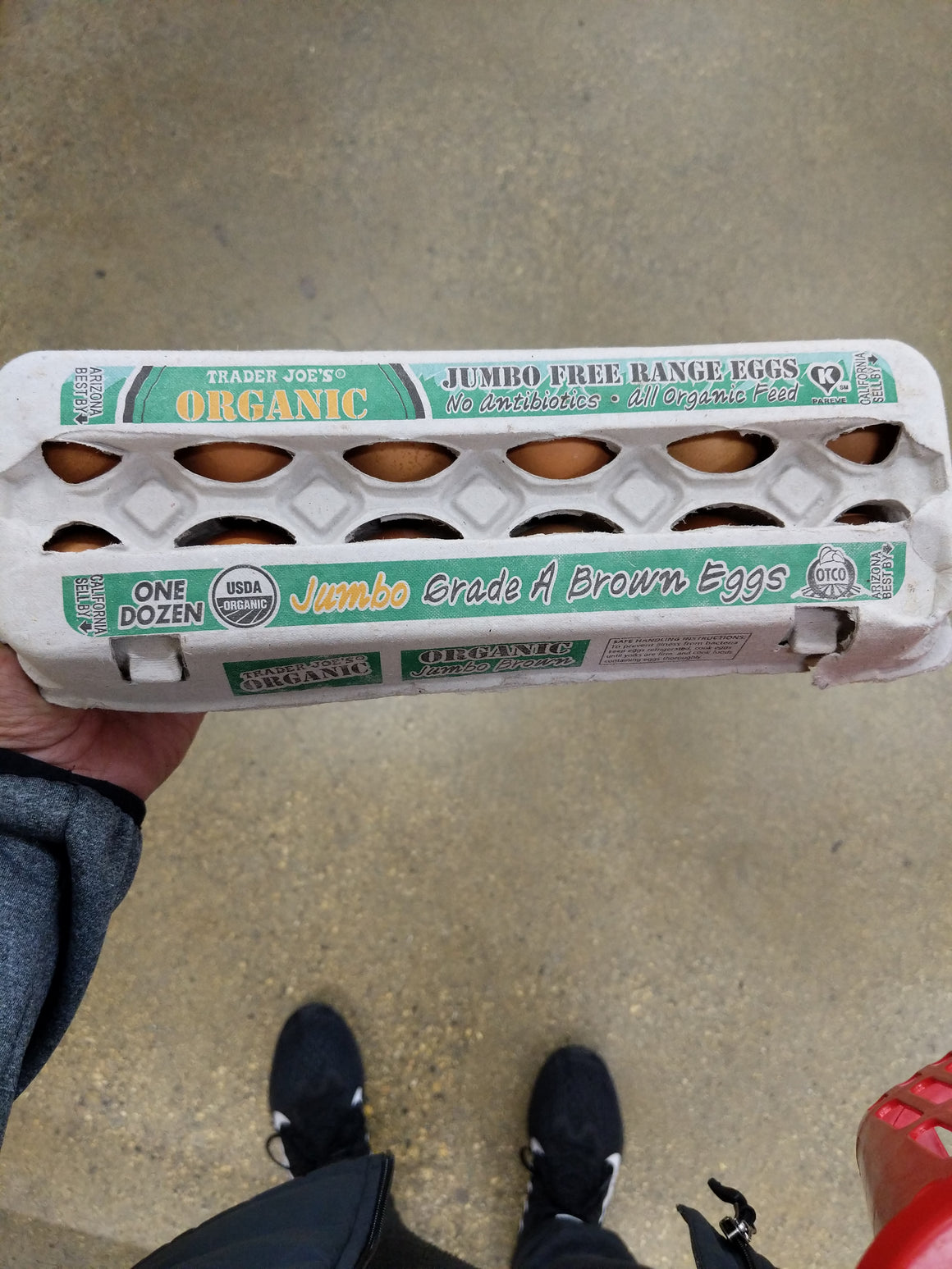 Trader Joe's Organic Jumbo Brown Grade A Eggs (One Dozen) We'll Get