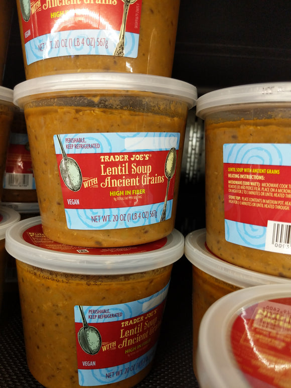 Trader Joe's Lentil Soup with Ancient Grains (Refrigerated) – We'll Get ...