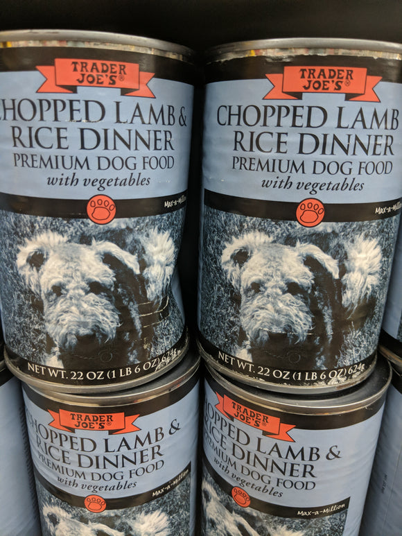 trader joe's dog food canned