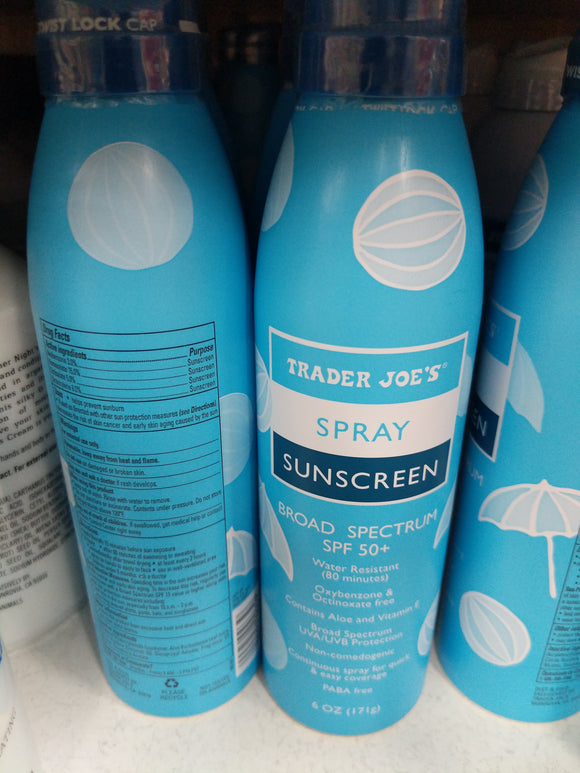Trader Joe's Nourish Spray Sunscreen – We'll Get The Food