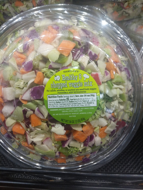 Trader Joe's Healthy 8 Chopped Veggie Mix We'll Get The Food