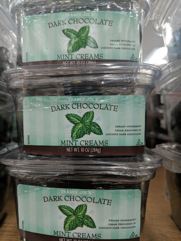 Trader Joes Dark Chocolate Peppermint Cremes Well Get The Food 3903