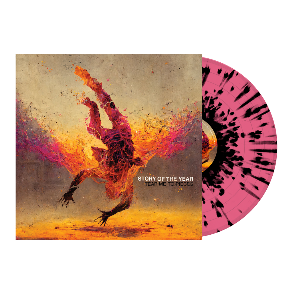Story Of The Year - 'Tear Me To Pieces' Transparent Magenta w/ Black S ...