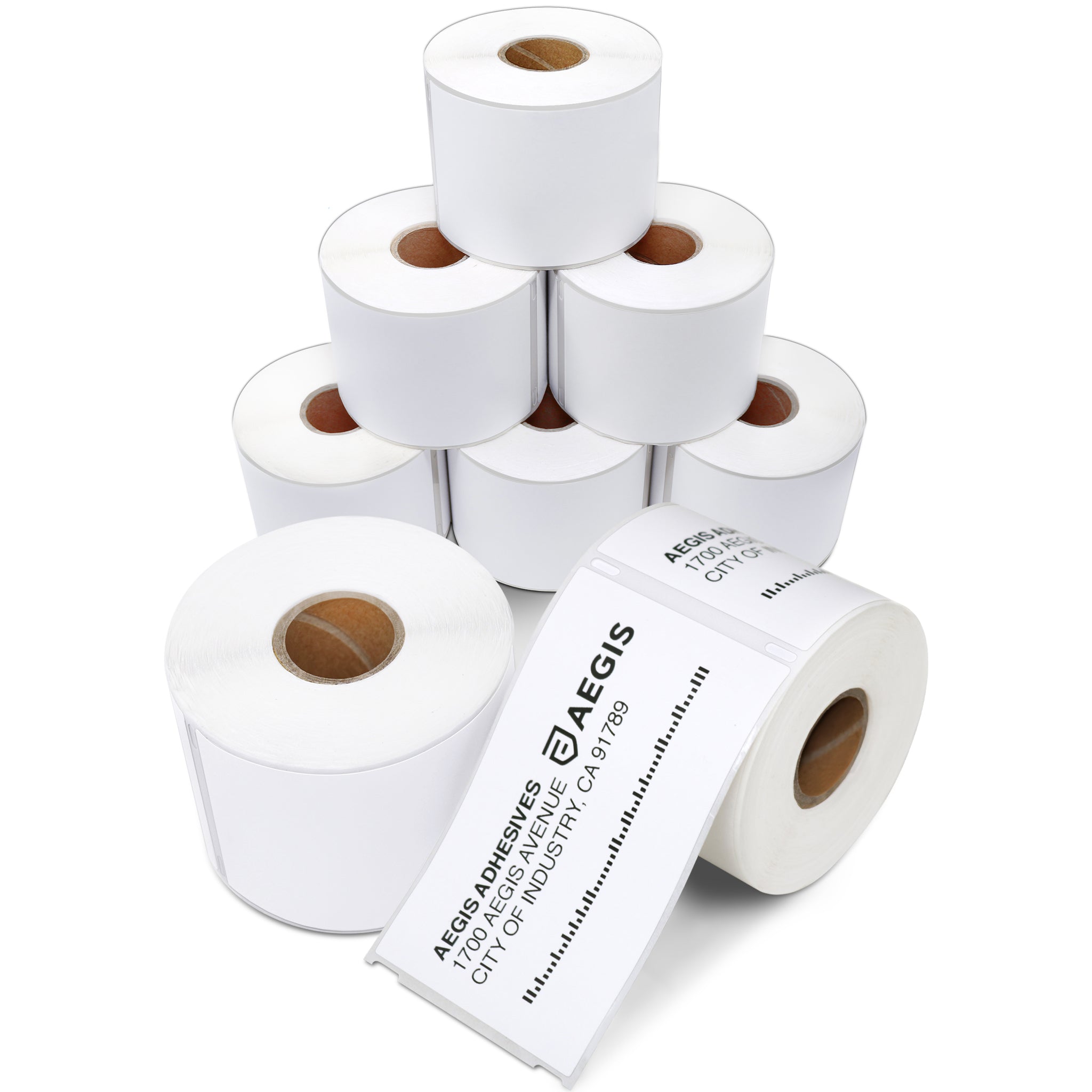 10 Rolls Dymo 30256 Compatible 2-5/16 x 4(59mm x 101mm) Large Shipping Labels,Perforated & Premium Adhesive