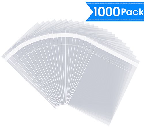 1000 Wholesale Clear Plastic Bags Self Seal Resealable Bags - All