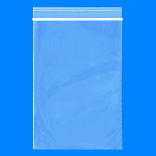 Clear Poly Zipper Bags 5 x 7 Resealable Plastic Bags 2 Mil [100 Pack]