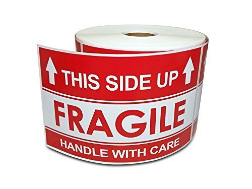 Caution/This Side Up/Handle With Care Label
