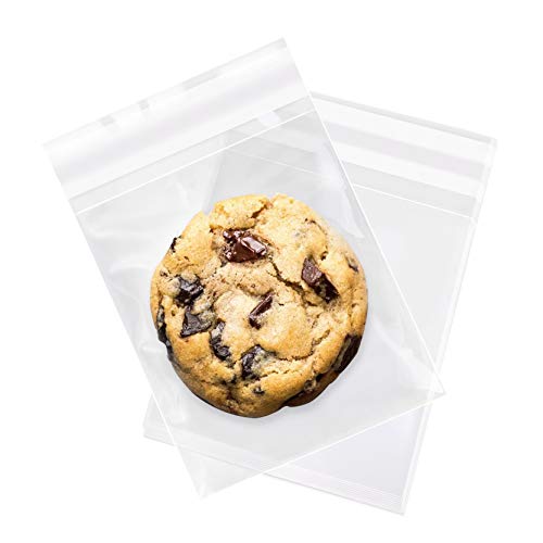 3” X 5” Clear Self-Sealing Resealable Cellophane Bags - Perfect for 3 x 5  Photos, Party Favors, Jewelry, and More - 200/1000 Count